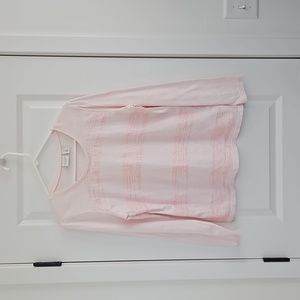 Chico's Long Sleeve Sequin Tee